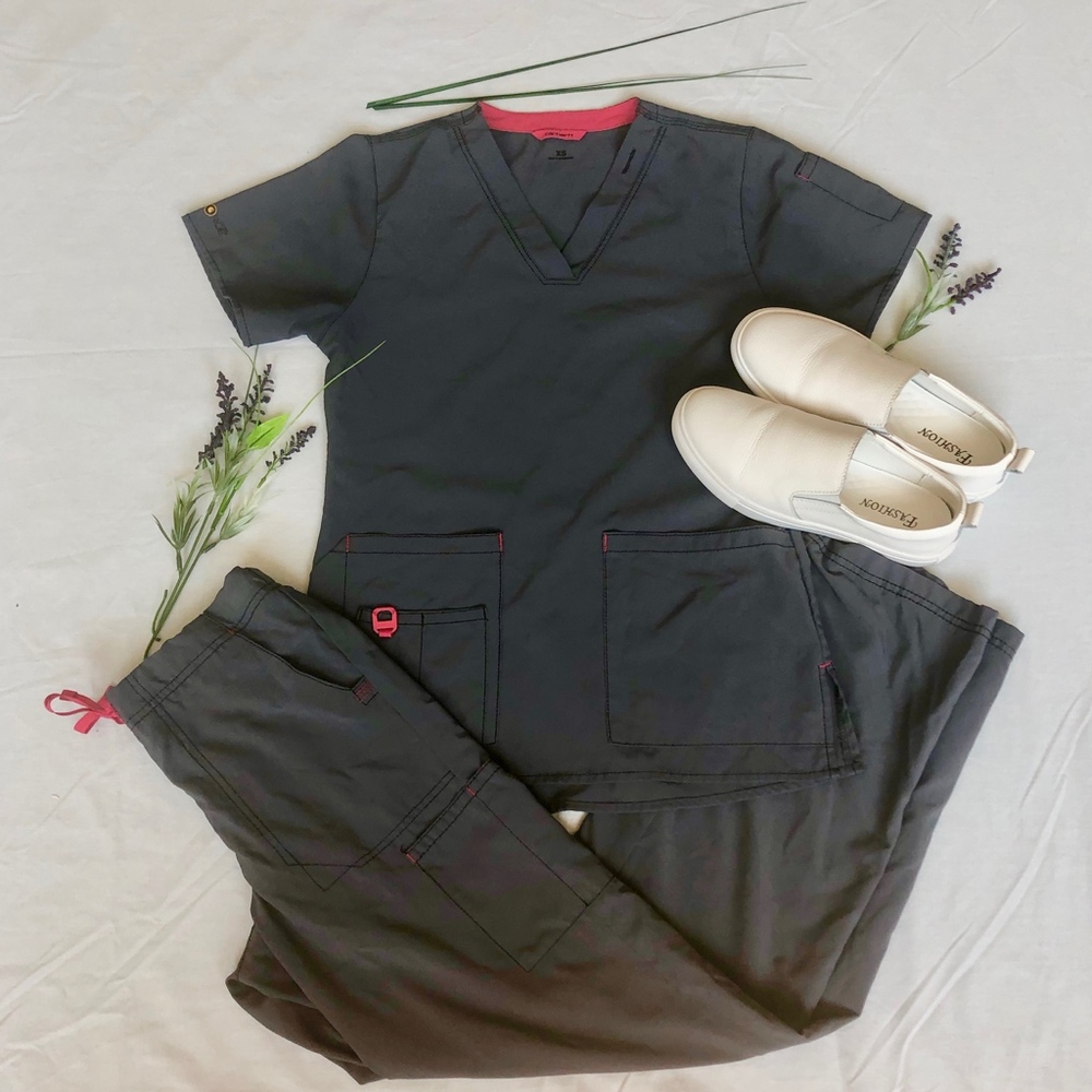 Grey Carhartt Scrub Set